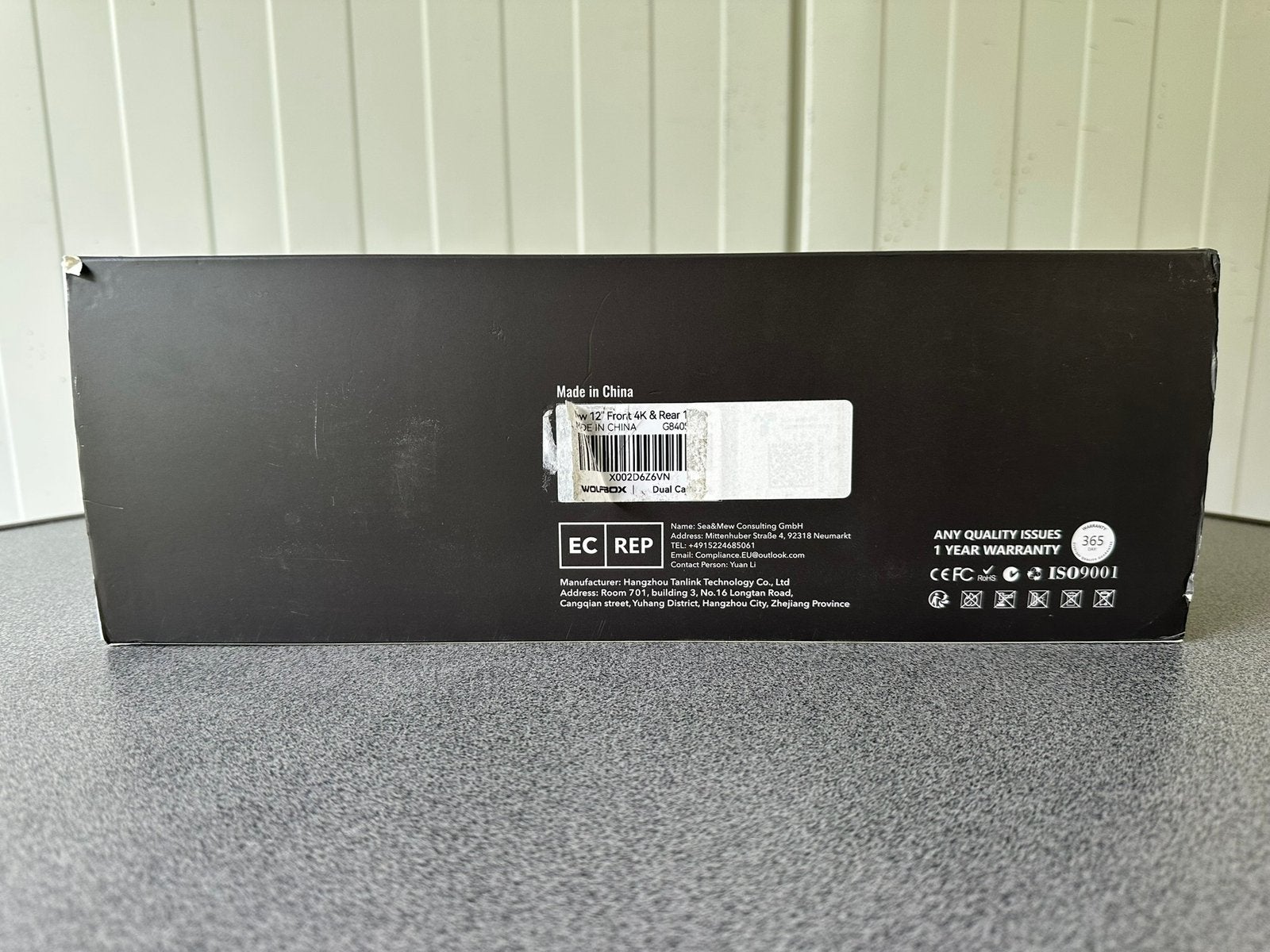 Wolfbox 12" G840S 4K Spiegel Dashcam, Ophalen of Verzenden, Nieuw