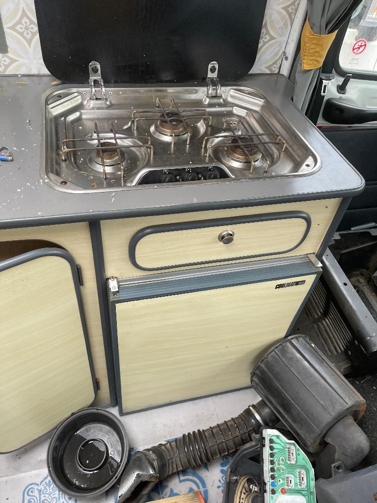 keukenblok bus camper plus kastjes inbouw, Caravans en Kamperen, Camper-accessoires, Ophalen of Verzenden