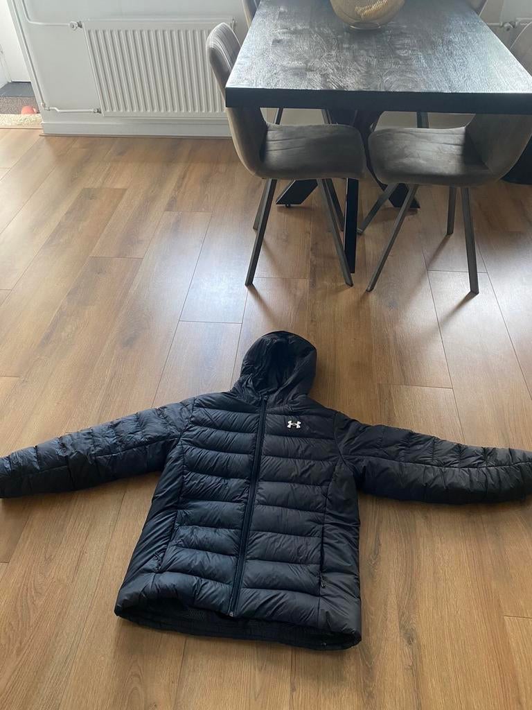 Under armour jas, Ophalen, Maat 52/54 (L), Zwart, Zo goed als nieuw