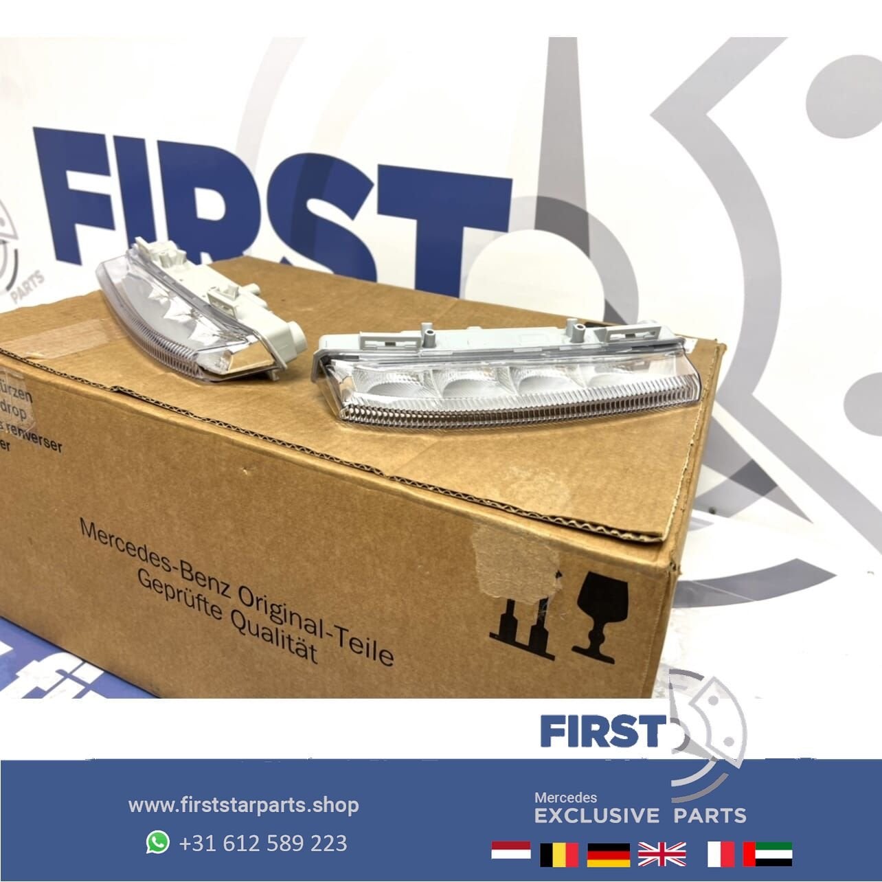 W204 C204 Facelift LED MISTLAMPEN dagrij verlichting set MB, Gebruikt, -, Ophalen of Verzenden, -