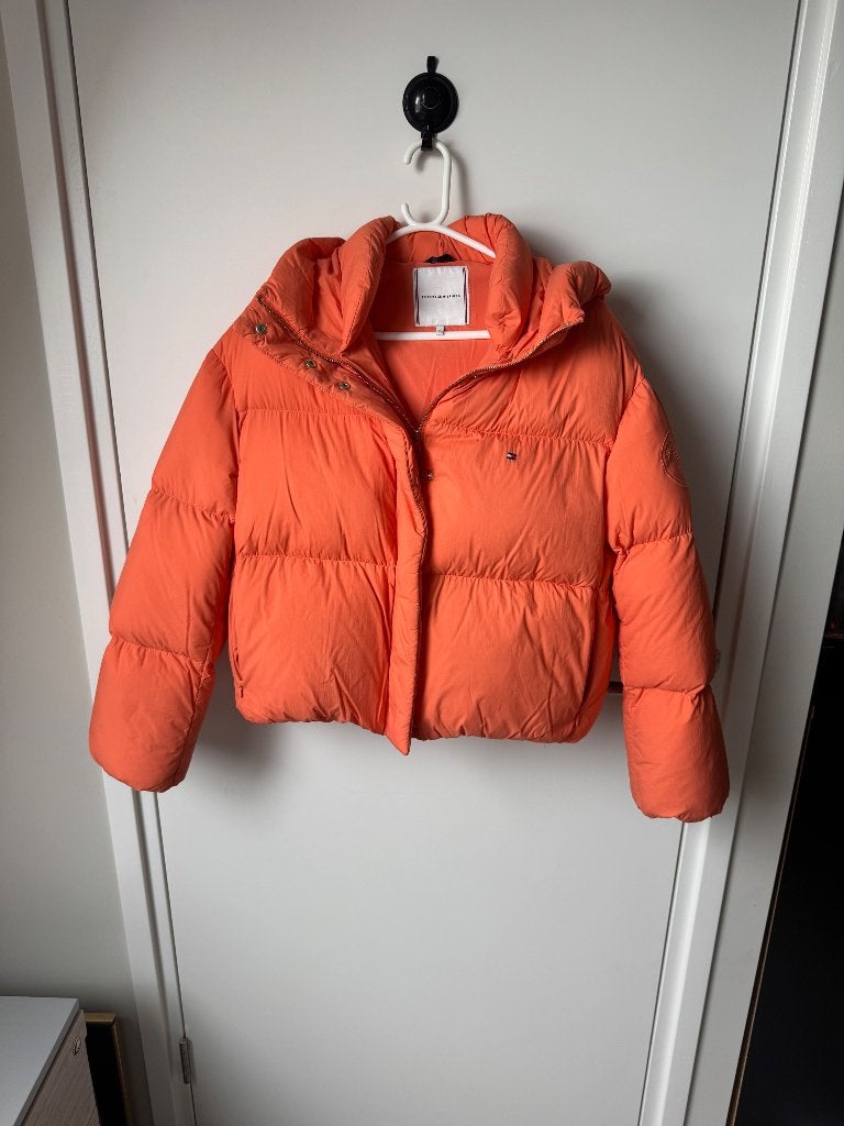 Tommy Hilfiger winterjas, Kleding | Dames, Jassen | Winter, Maat 38/40 (M), Verzenden, Nieuw, Roze