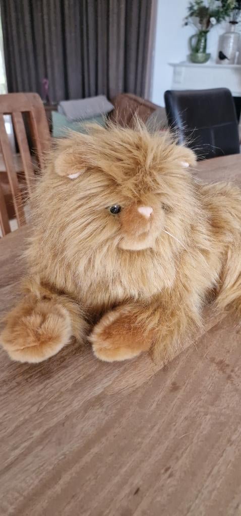 Knuffel , kat van Hermelien Harry Potter, Verzamelen, Harry Potter, Ophalen, Zo goed als nieuw, Actiefiguurtje
