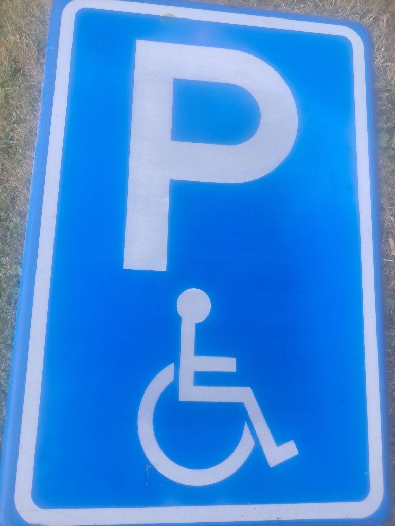 Bord minder valide parkeerplaats, Auto diversen, Ophalen