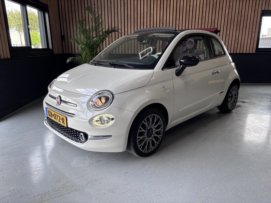 Fiat 500C 0.9 TwinAir T Lounge PAREELMOER! NAVI!DIIGITAAL DA, 945 kg, Gebruikt, Cabriolet, Wit