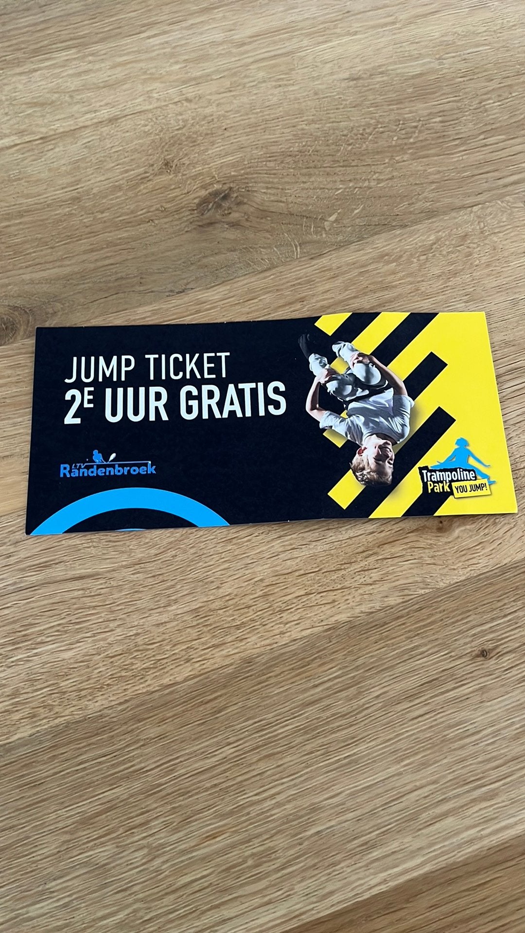 You Jump  - 2e uur gratis ticket, Eén persoon, Kortingsbon