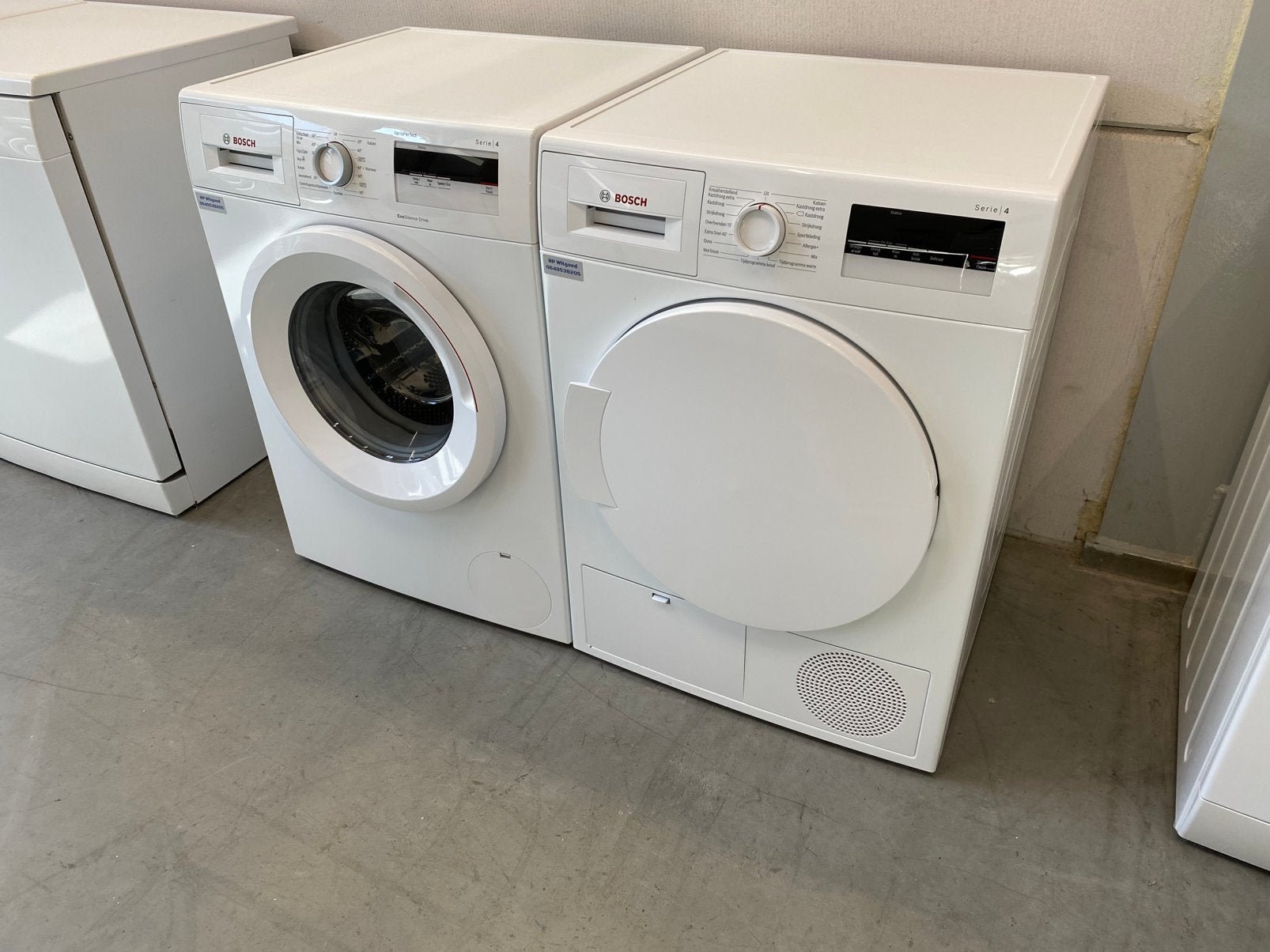 Bosch Wasmachine En Droger Set! 8KG Garantie! Gratis Bezorgd, 8 tot 10 kg, Ophalen, Zo goed als nieuw, 85 tot 90 cm