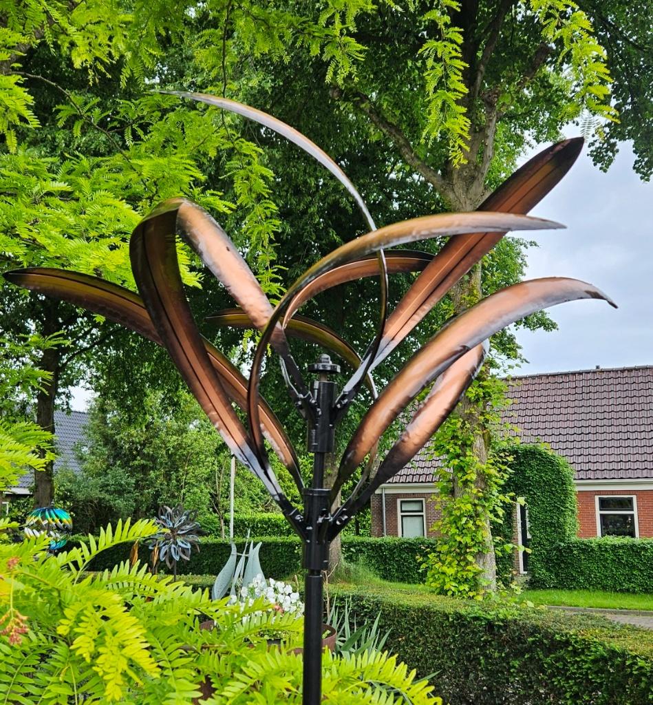 WINDMOLEN / PRAIRIE / TUINSTEKER / tuinbeeld / windspinner, Tuin en Terras, Windwijzers en Windmolens, Huis en tuin decoratie Marie