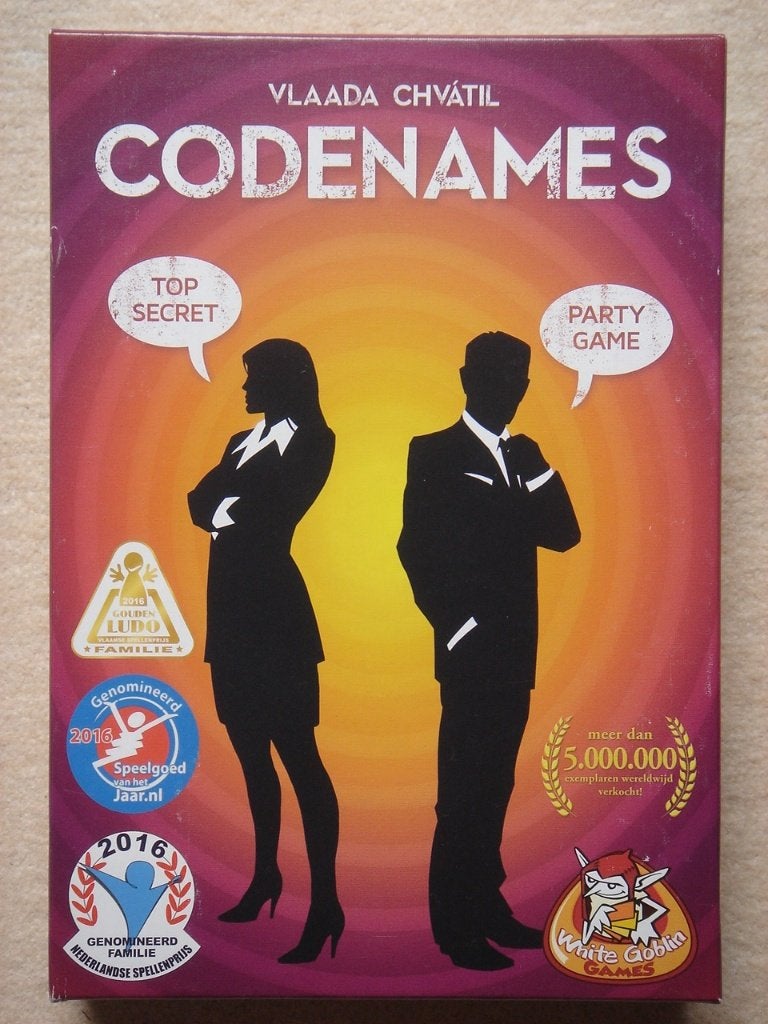 LEUK: Codenames, Vijf spelers of meer, Ophalen of Verzenden, Zo goed als nieuw, White Goblin Games