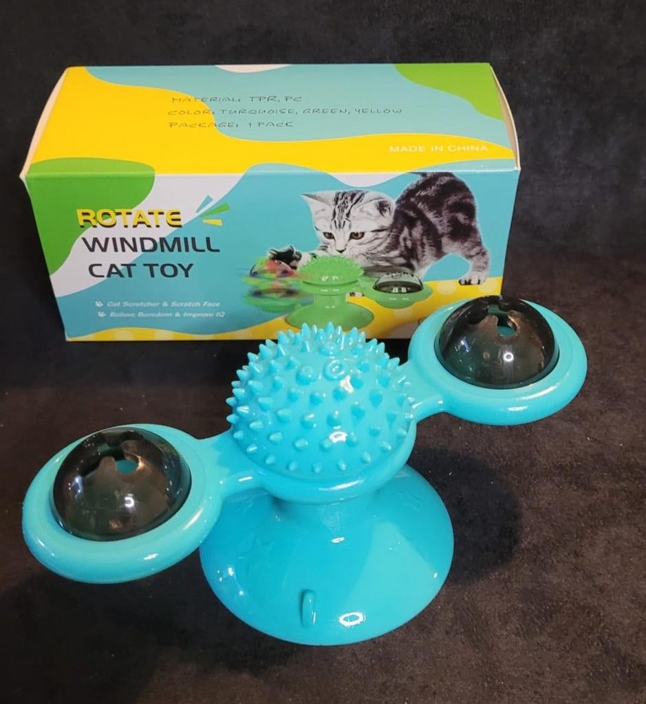 Nieuw kattenspeelgoed roterend met catnip en led kat, Ophalen of Verzenden, Nieuw, Overig speelgoed