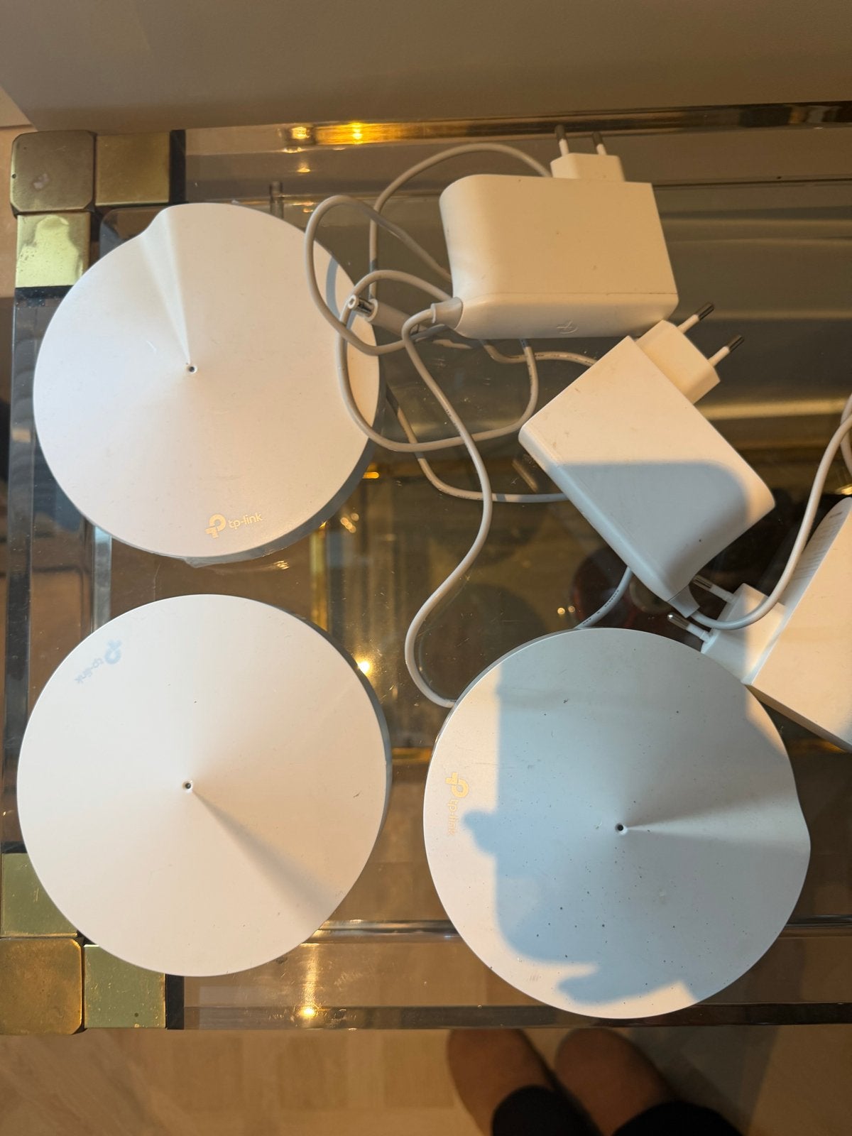 3x TP-Link Deco M9 Plus AC2200 Mesh Wi-Fi Systeem, Ophalen of Verzenden, Gebruikt, Router
