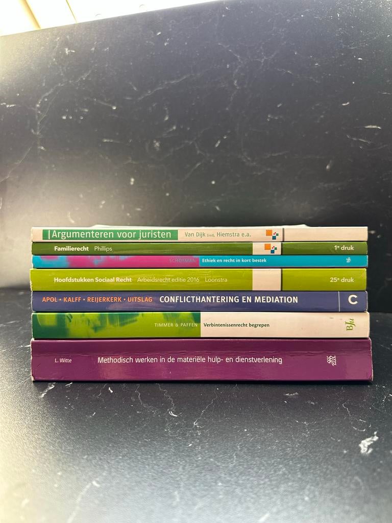 Boeken Rechten/SJD: Sociaal, Juridisch & Ethiek, Boeken, Studieboeken en Cursussen, Ophalen of Verzenden, Gamma, Gelezen, HBO