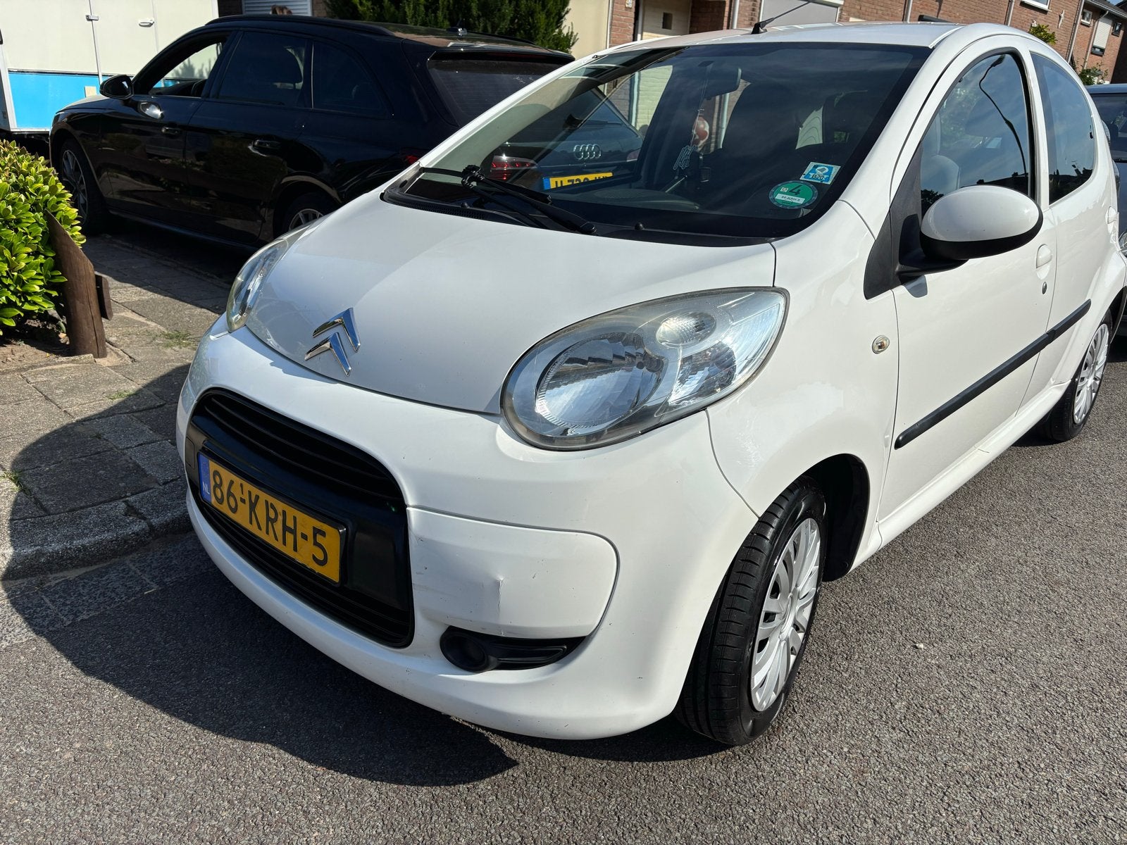 Citroën C1 1.0 5-DRS 2010 Wit 5 deurs airco, Voorwielaandrijving, 4 stoelen, C1, Origineel Nederlands