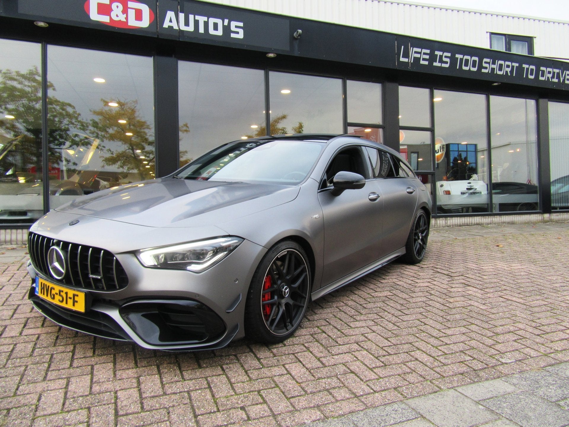 Mercedes-Benz CLA-klasse Shooting Brake AMG 45 S 4MATIC+PREM, Automaat, 4 cilinders, Leder, Vierwielaandrijving