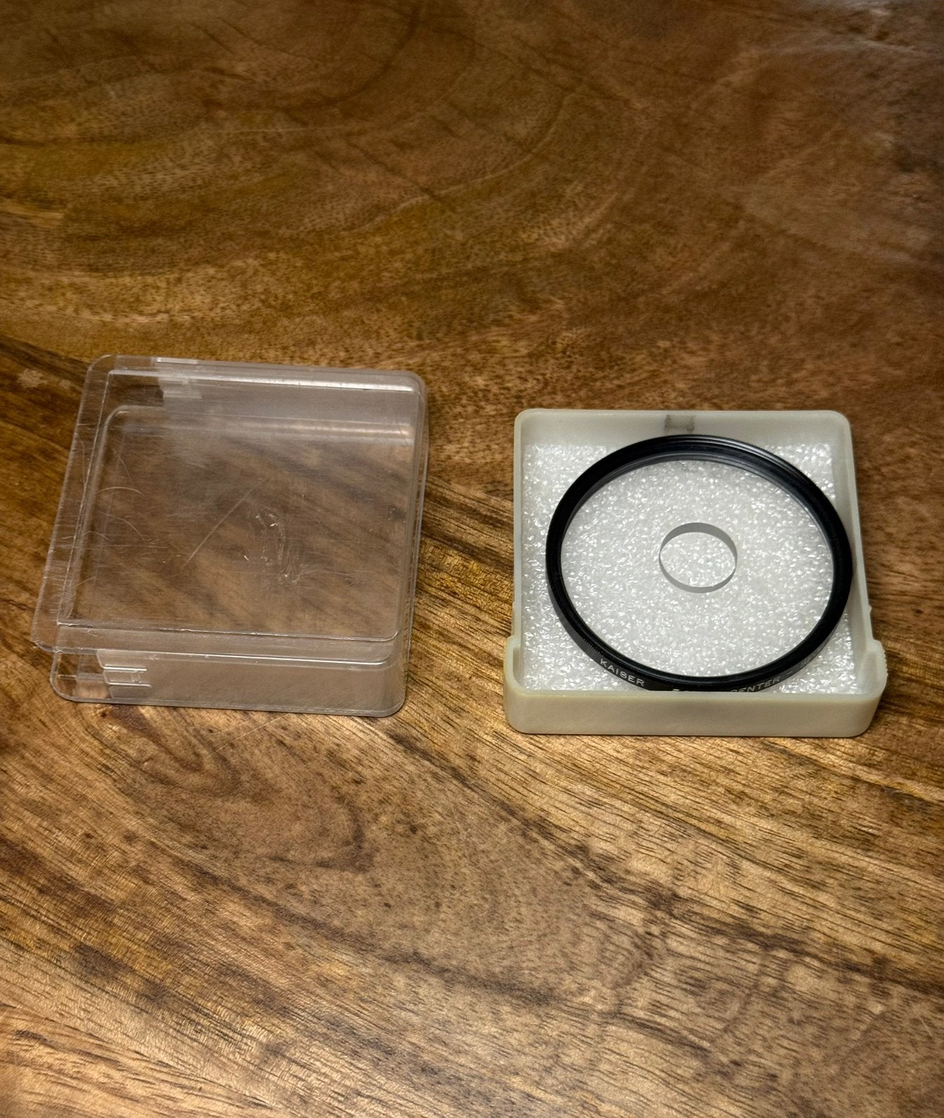 Kaiser 58mm Center-Spot Effectfilter – Japan – Vintage, Ophalen of Verzenden, Zo goed als nieuw, 50 tot 60 mm, Overige typen