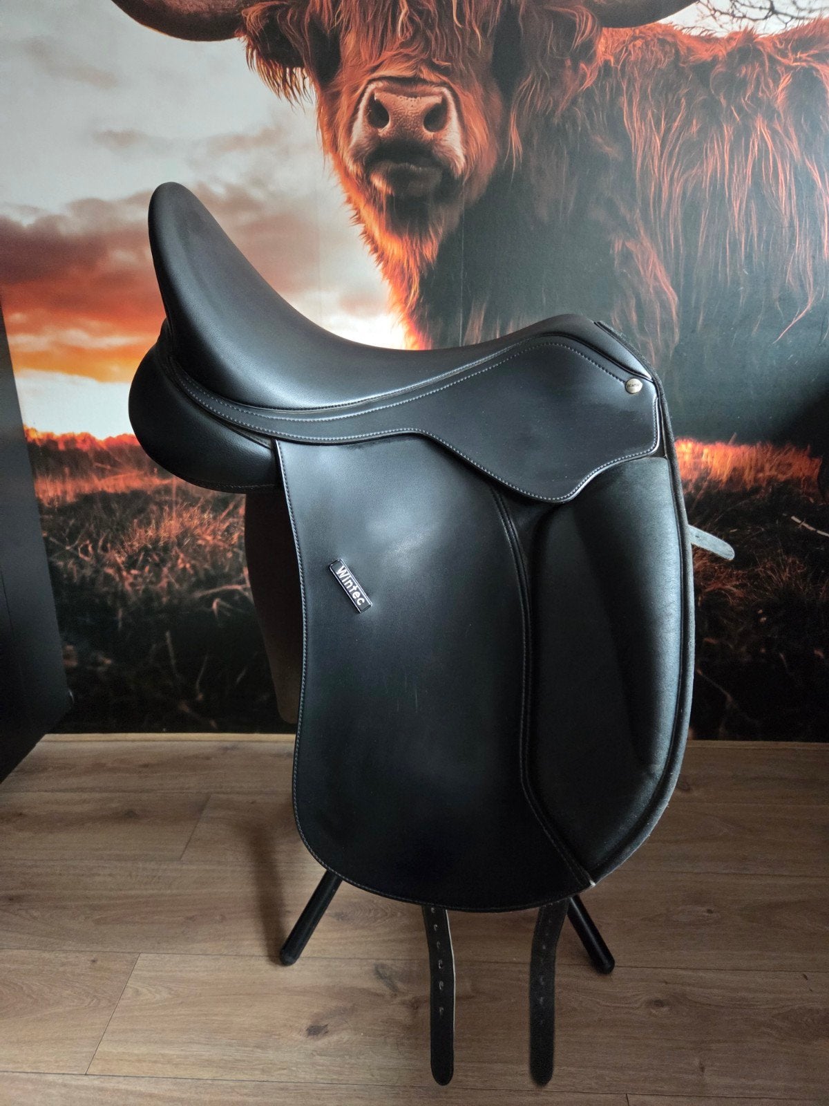 wintec 500 dressuur 17,5 inch, Dieren en Toebehoren, Paarden en Pony's | Zadels, Ophalen, Gebruikt, Dressuur, L (17.5 inch)