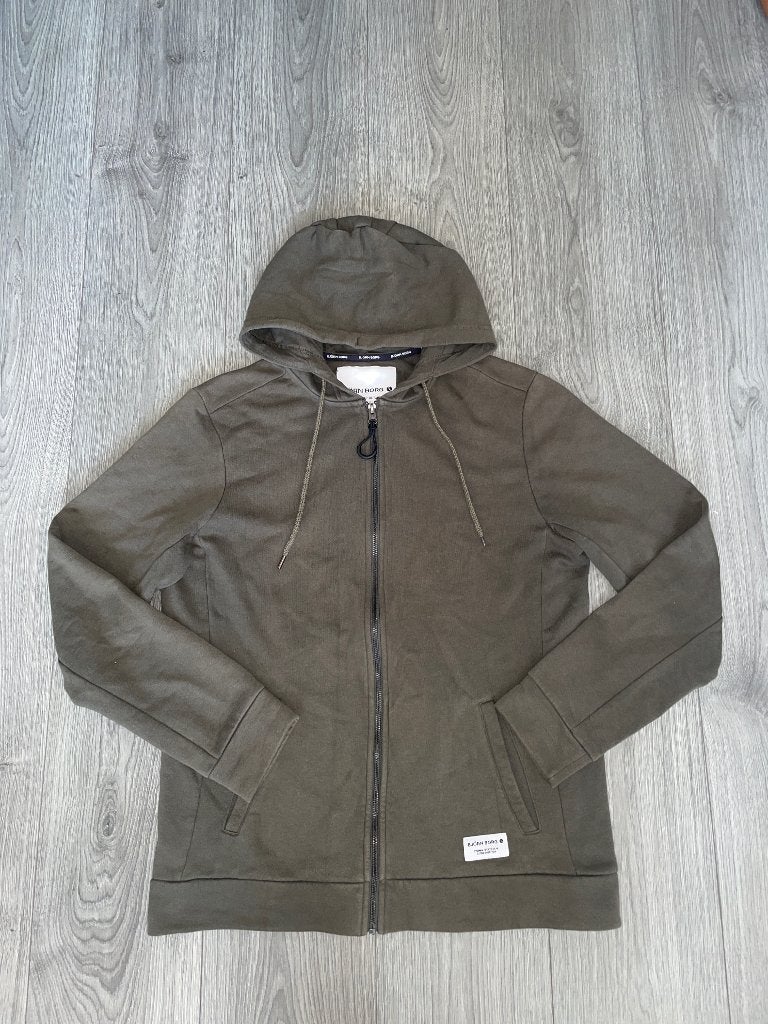 Bjorn borg centre zip hoodie vest olijf / leger groen mt M, Maat 38/40 (M), Ophalen of Verzenden, Zo goed als nieuw, Bjorn Borg