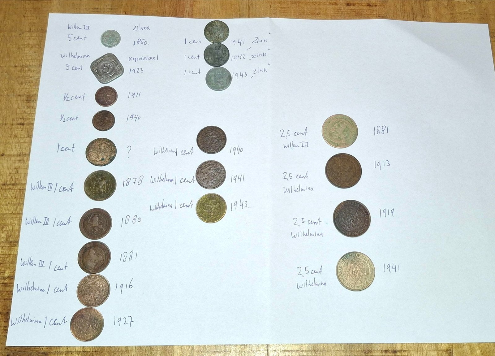 Collectie Oude Nederlandse Munten, Postzegels en Munten, Koning Willem III, Setje, Zilver, Overige waardes