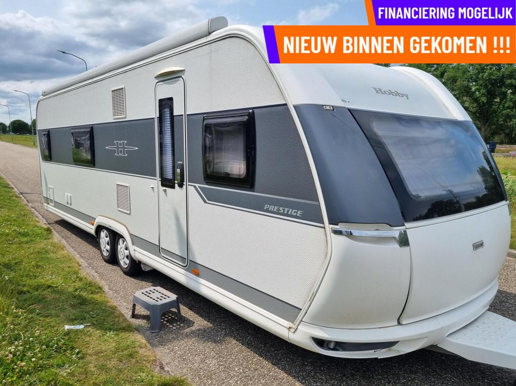Hobby PRESTIGE 720 KFU STAPELBED + MOVER +AIRCO +CASS LUIFEL, Caravans en Kamperen, Caravans, Mover, Rondzit, Hobby, Bedrijf