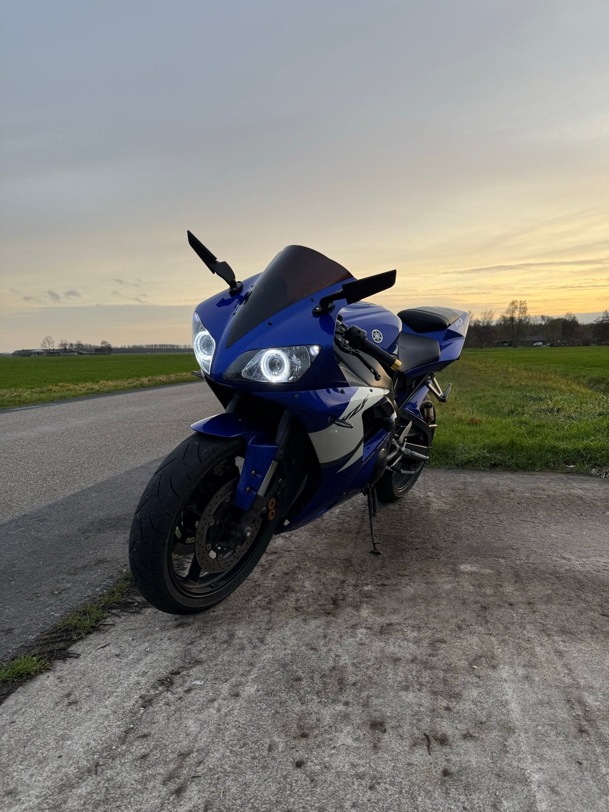 Yamaha R1 2002 - Blauw, 37.132 km, Sportuitlaat, 4 cilinders, Motorrijbewijs A, Gebruikt