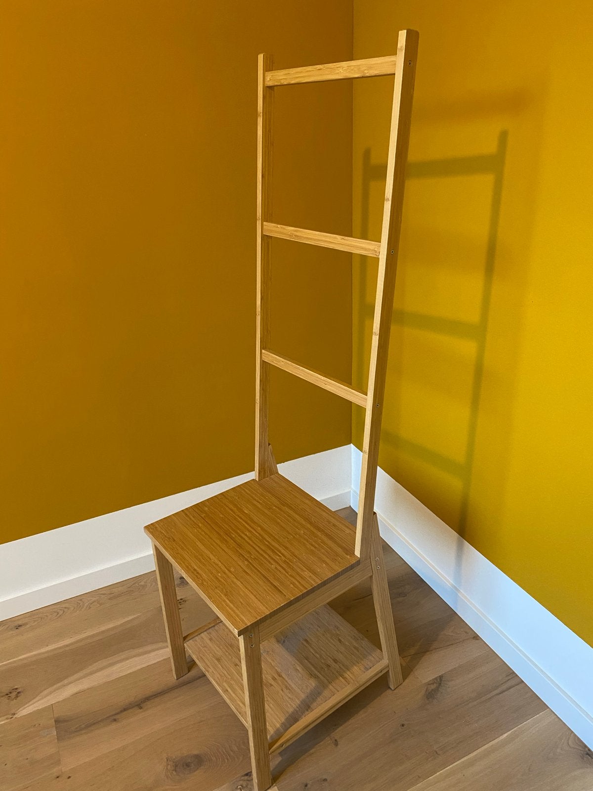 IKEA RÅGRUND Bamboe Stoel/Handdoekenrek, Ophalen, Overige kleuren, Zo goed als nieuw, Eén