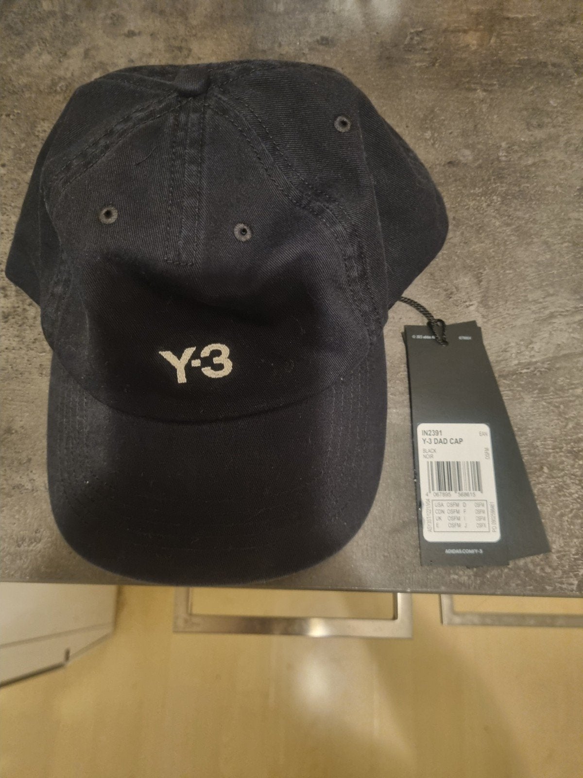Adidas Y-3 Yohji Yamamoto Dad Cap - Zwart, Adidas Y-3, One size fits all, Ophalen of Verzenden, Pet