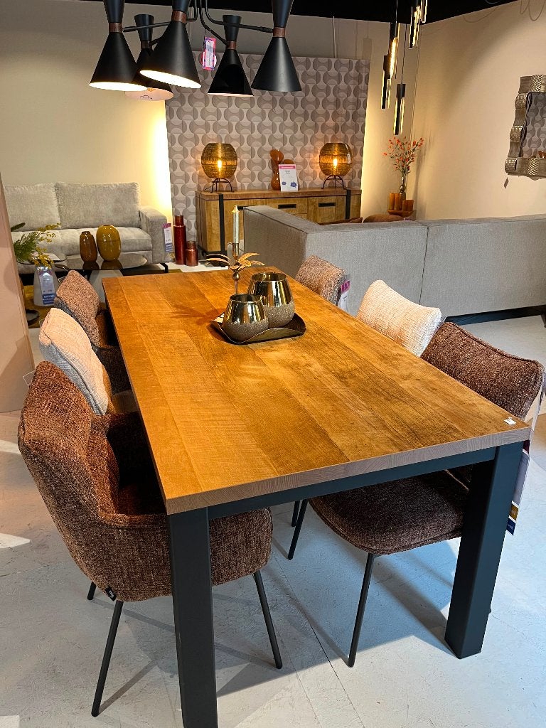 Eetkamertafel borneo, Ophalen, Nieuw, 50 tot 100 cm, Vijf personen of meer