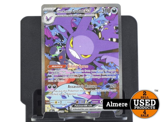 TCG Team Rocket's Crobat ex (DRI 234), Zo goed als nieuw