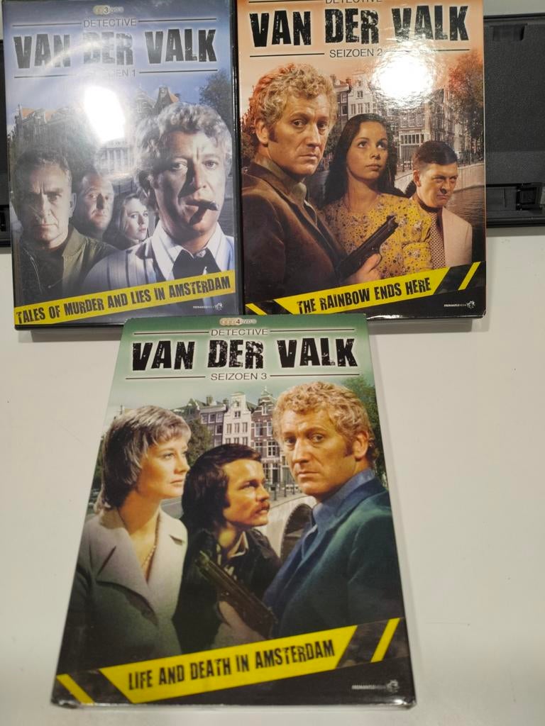 Van der Valk tv serie 1 tot en met 3 jaren 70, Verzenden, Boxset, Zo goed als nieuw, Actie en Avontuur