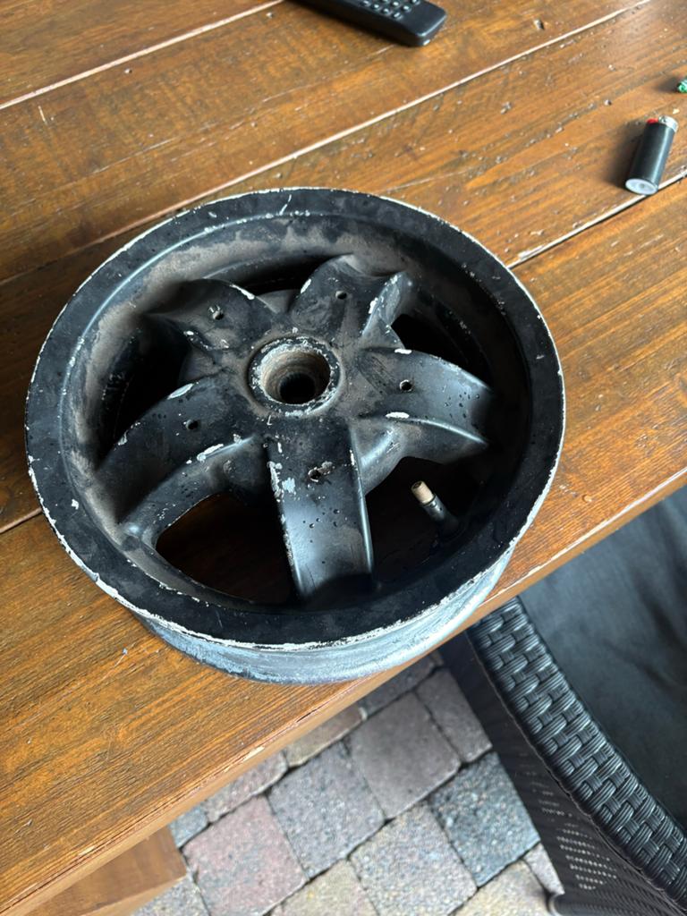 Scooter velg met band 100/80-10, Ophalen of Verzenden, Gebruikt, Overige typen, Overige merken