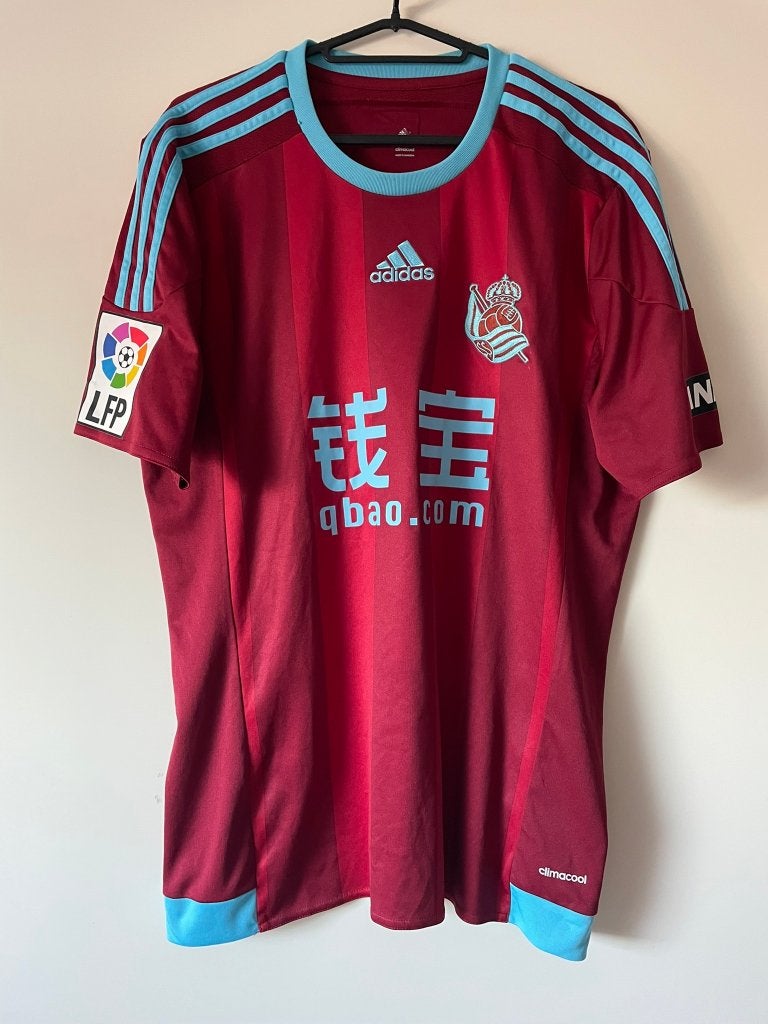 Real Sociedad Adidas Voetbalshirt Rood Maat M, Maat 48/50 (M), Ophalen of Verzenden, Zo goed als nieuw, Adidas