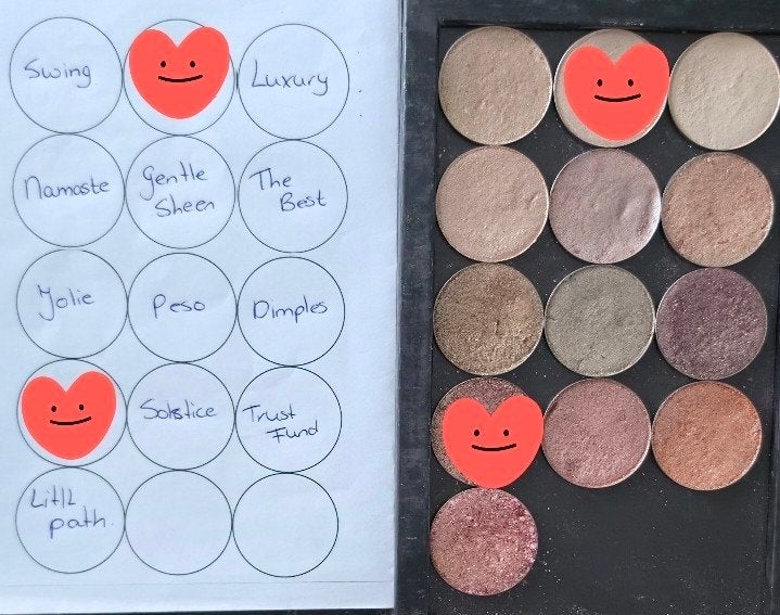 L'oye Oogschaduw 27 kleuren incl. pallet, Ophalen of Verzenden, Overige kleuren, Ogen