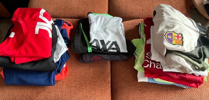 Sportkleding pakket jongens - diverse merken en maten, Meerkleurig, Ophalen of Verzenden, Maat 34 (XS) of kleiner, Fitness of Aerobics