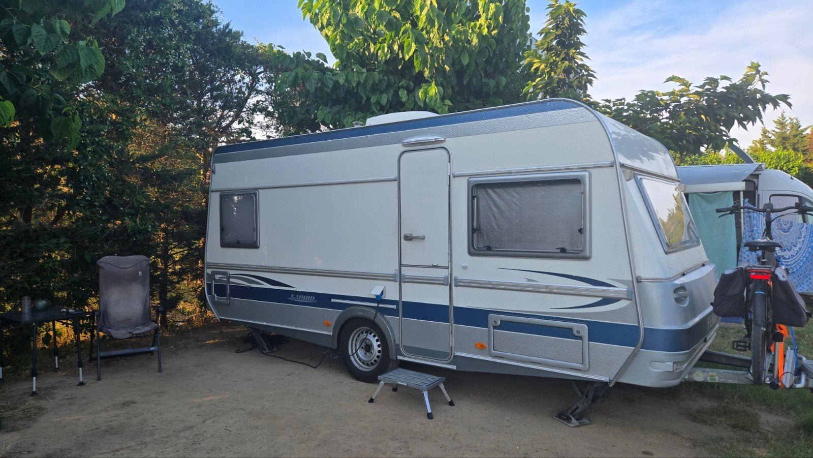 Caravan Fendt Saphir 470 4 personen met dakairco, Mover., Caravans en Kamperen, Ophalen