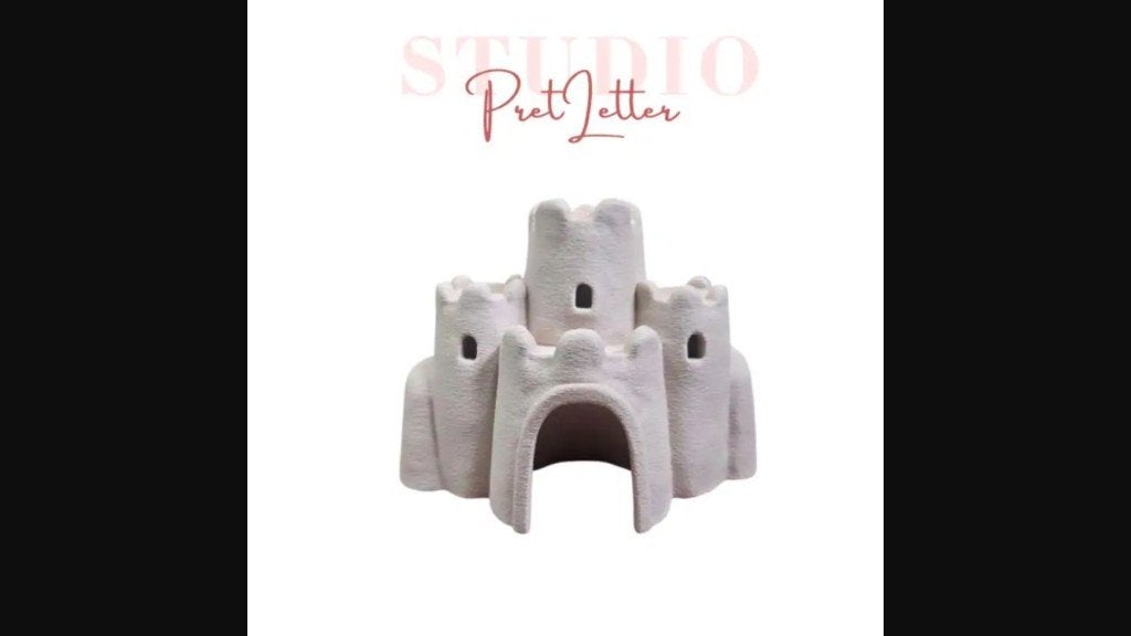 Studio Pretletter Zandkasteel PLA 15x10x10 cm - nieuw, Kinderen en Baby's, ., Studio Pretletter, Nieuw, Ophalen of Verzenden