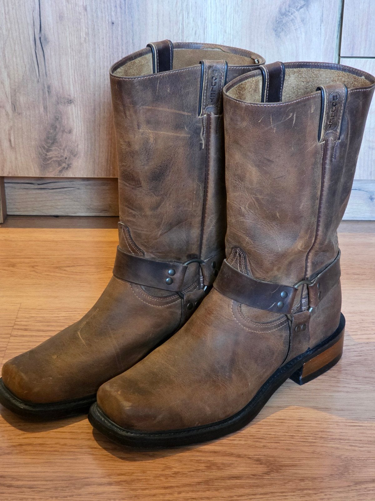 Boulet cowboylaarzen - Maat 47 (brede voet), z.g.a.n., Boulet, Bruin, Boots, Ophalen of Verzenden