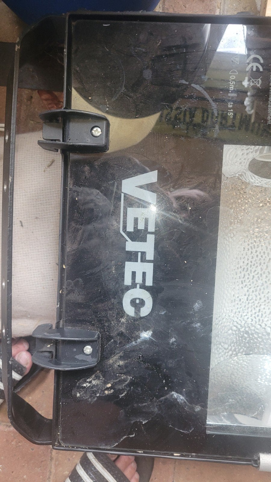 Vetec bouwlamp / breedstraler - 400W, Ophalen, Nieuw, 200 tot 500 watt, Lamp met armatuur