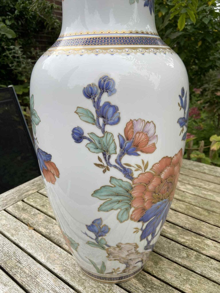 Grote prachtige originele Kaiser vaas., Ophalen, Overige kleuren, 50 tot 75 cm, Aardewerk of Porselein