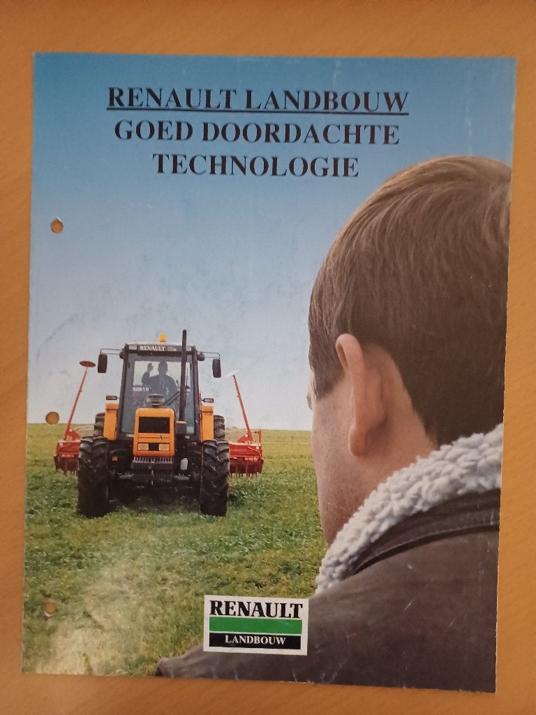 Folder Renault trekker landbouw goed doordachte technologie, Boeken, Ophalen of Verzenden, Gelezen, Tractor en Landbouw