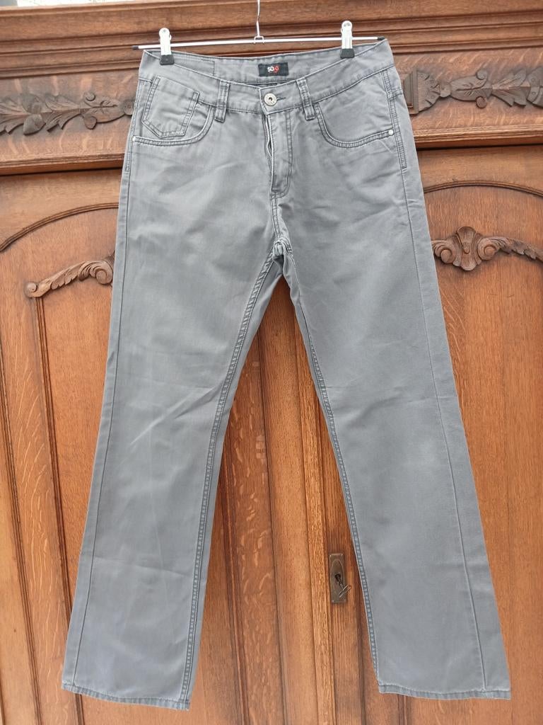 Soho grijze spijkerbroek maat 31/34, Kleding | Heren, Spijkerbroeken en Jeans, W32 (confectie 46) of kleiner, Ophalen of Verzenden