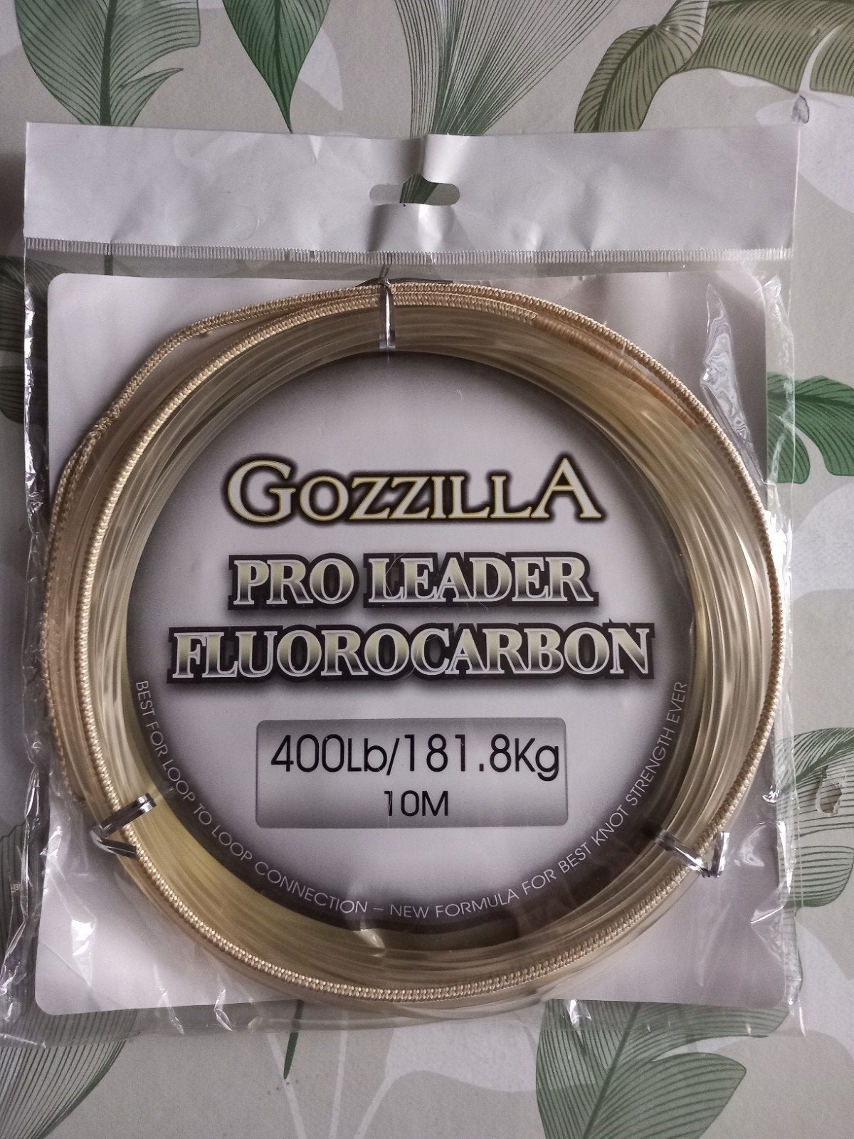 Gozzilla Pro Leader Fluorocarbon 400lb/181.8kg 10M, Watersport en Boten, Ophalen of Verzenden, Nieuw, Vislijn