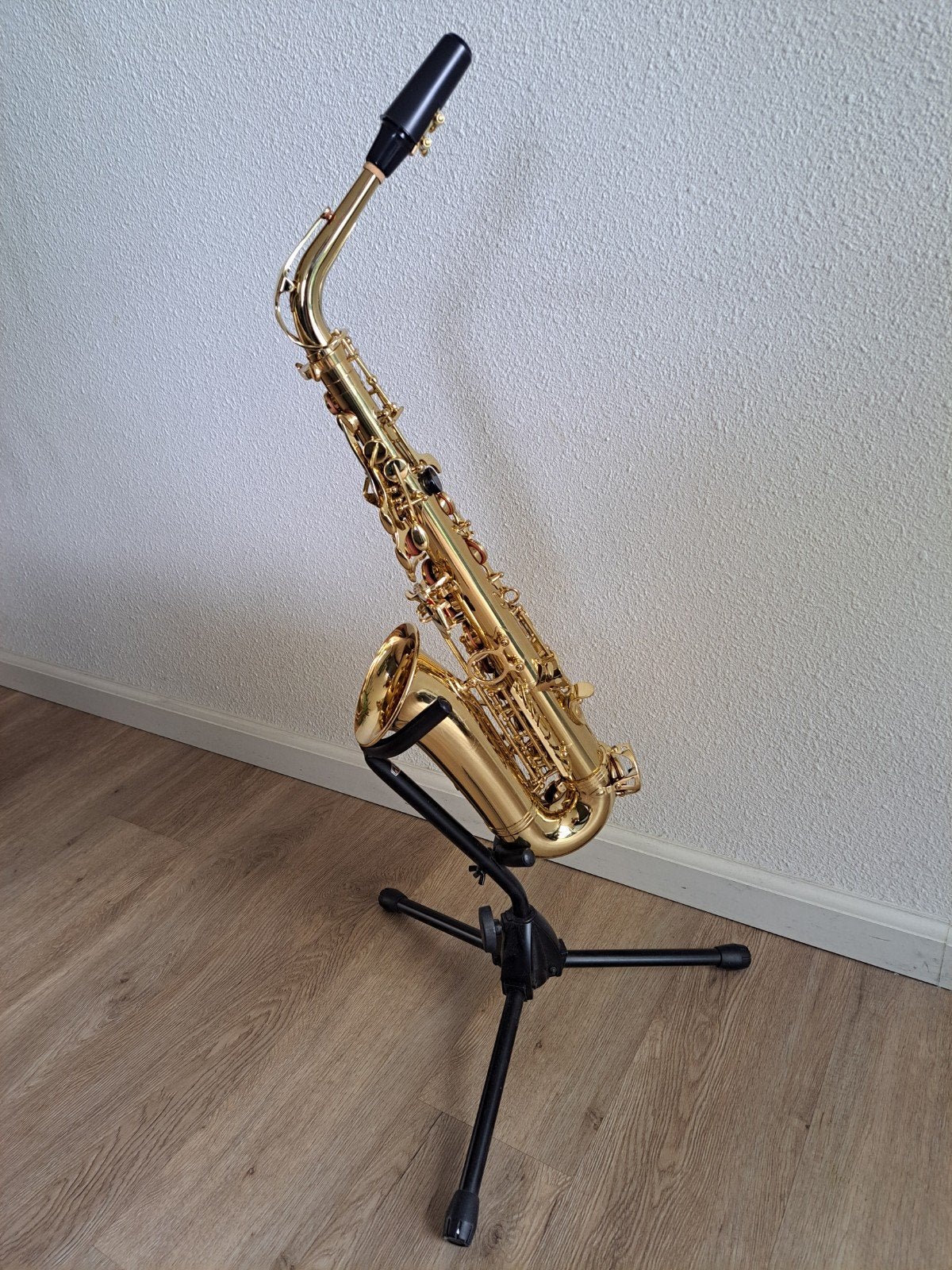 Startone Altsaxofoon met Koffer en Standaard, Ophalen of Verzenden, Zo goed als nieuw, Alt, Met koffer