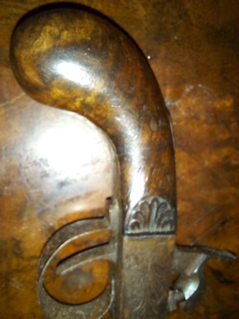 Percussie pistool antiek, Ophalen of Verzenden