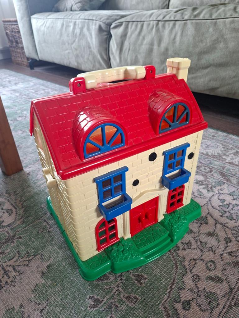 Vintage Fisher-Price Poppenhuis Draagbaar, Kinderen en Baby's, Speelgoed | Poppenhuizen, Ophalen of Verzenden, Gebruikt, Poppenhuis