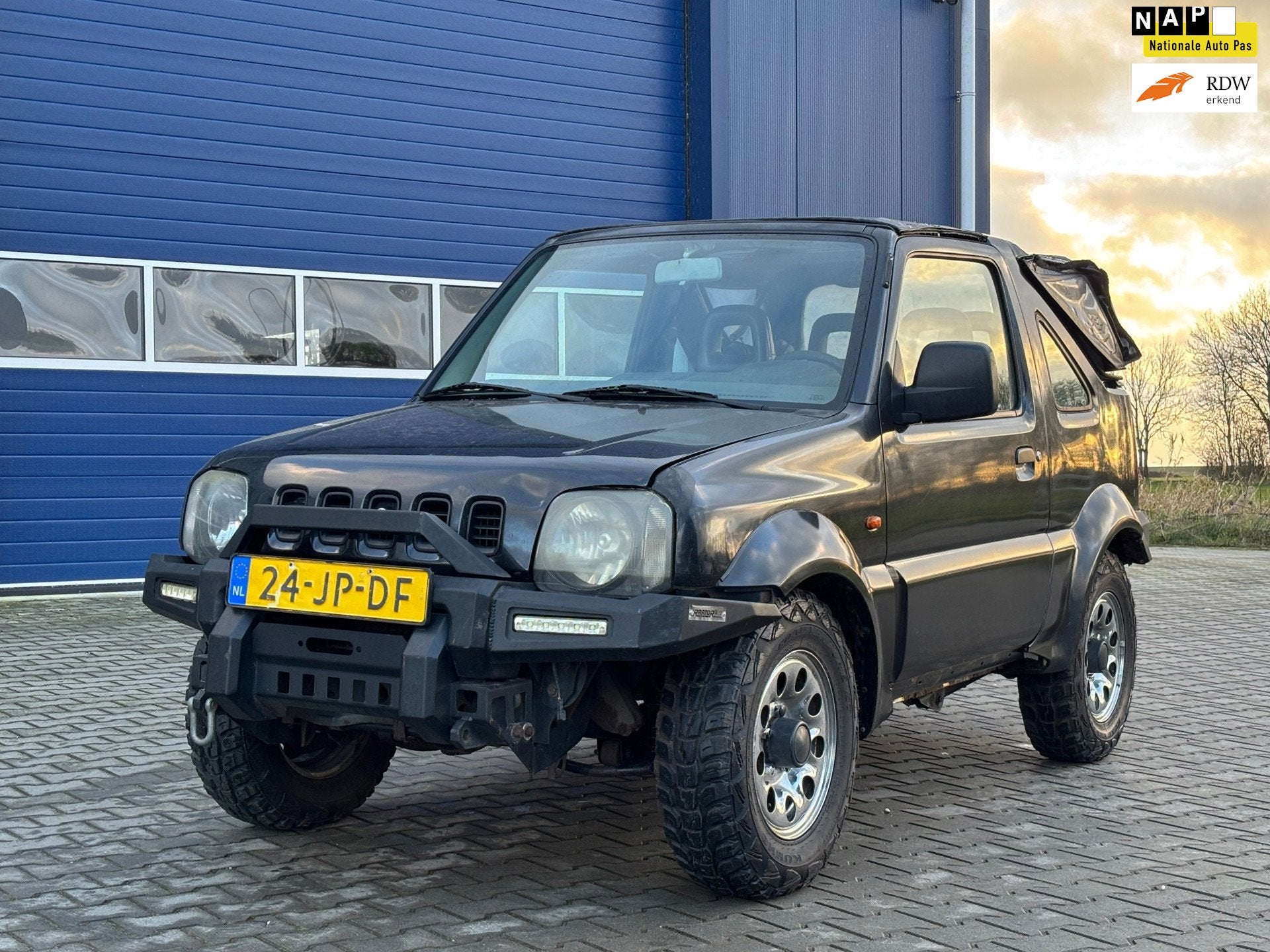 Suzuki Jimny 1.3 JLX Cabrio, Auto's, 13 km/l, 4 cilinders, 4 stoelen, Zwart