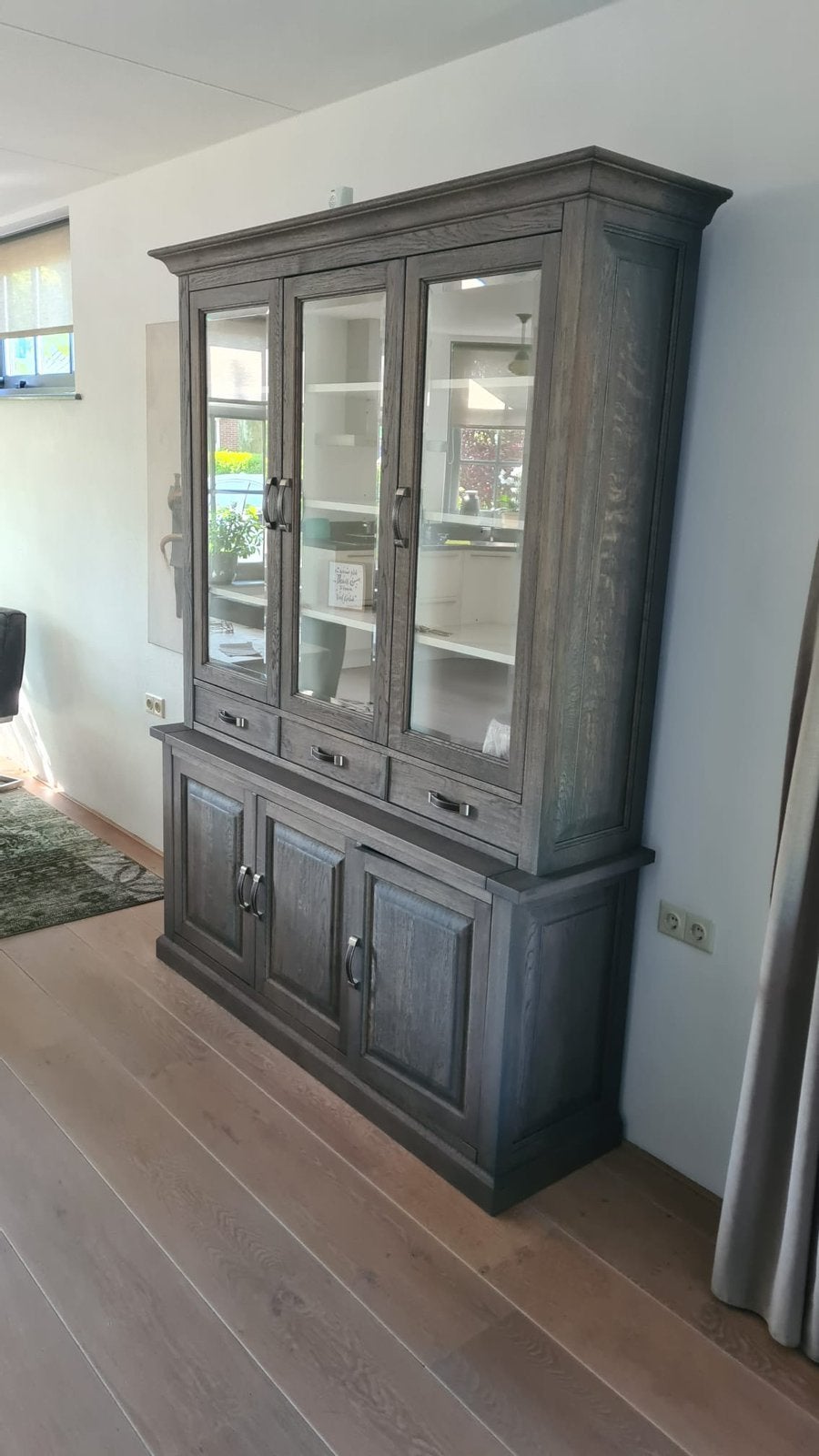 De Bommel Buffet Kast, Ophalen, 200 cm of meer, 150 tot 200 cm, Eikenhout