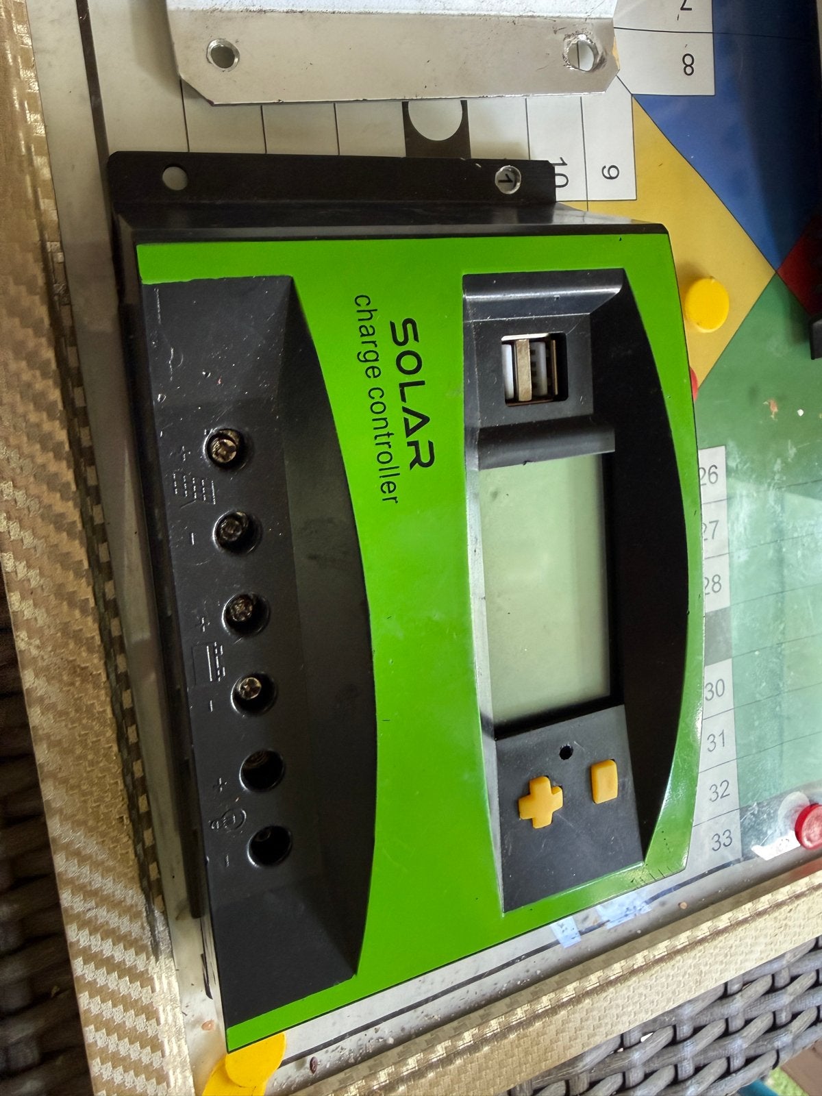 Solar Laadregelaar 12V/24V 40A met USB-uitgang, Ophalen of Verzenden, Gebruikt