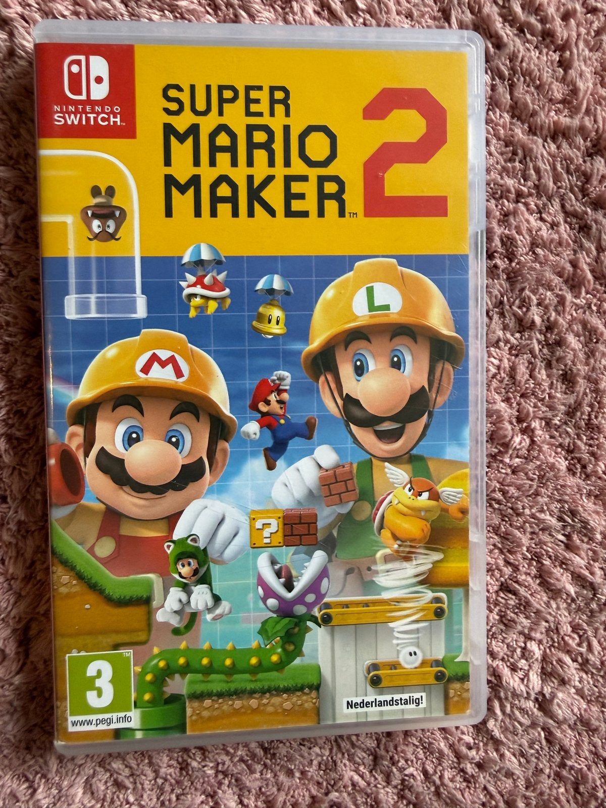 Super Mario Maker 2 - Nintendo Switch, Spelcomputers en Games, Eén computer, Ophalen of Verzenden, Zo goed als nieuw, Platform