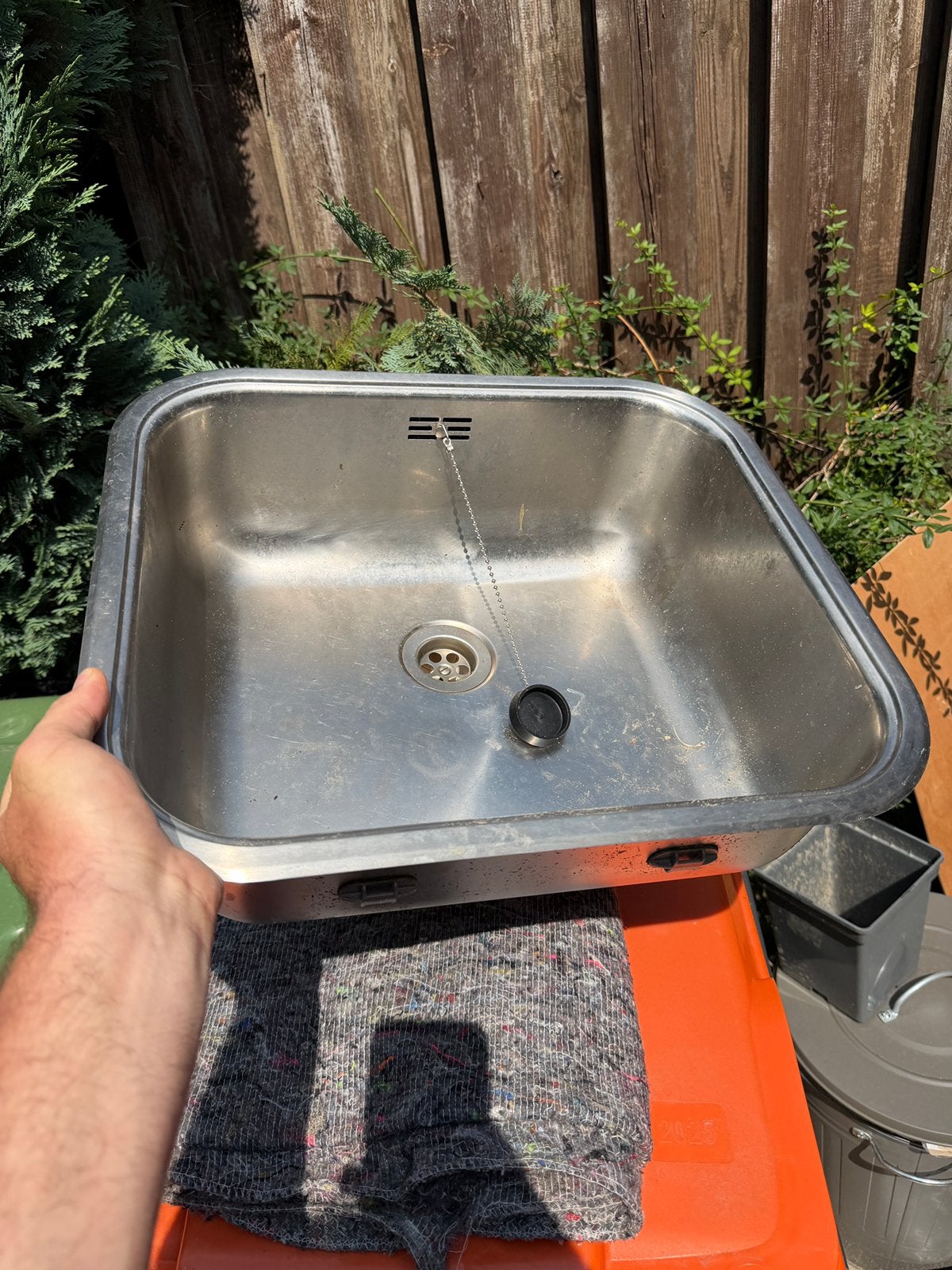 Spoelbak even gebruikt, Ophalen, Zo goed als nieuw, Minder dan 100 cm