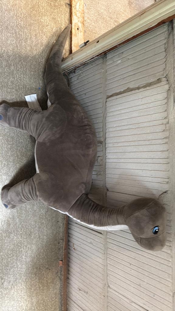 Grote dinoknuffel, Ophalen of Verzenden, Zo goed als nieuw
