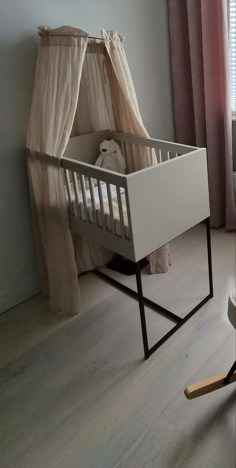 Kidsmill Intense Wieg Mat Oatmeal met matras, Ophalen of Verzenden, Zo goed als nieuw, Wieg